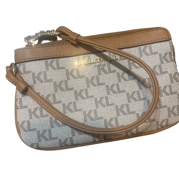 Karl Lagerfeld Wristlet Beige and tan - Picture 6 of 12